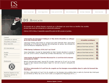 Tablet Screenshot of ds-avocats.com